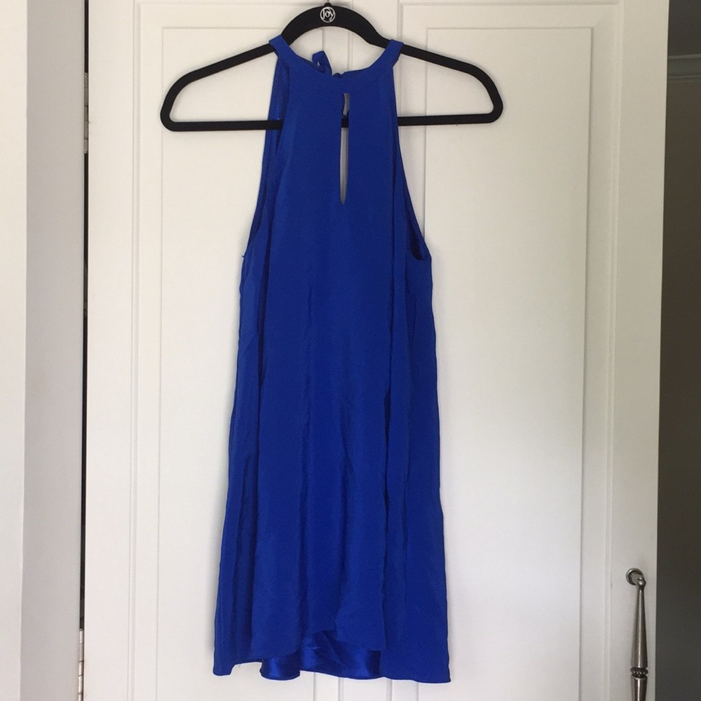 Amanda Uprichard Blue Silk Dress